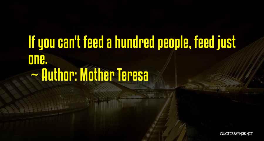 Paraphrased Quotes By Mother Teresa