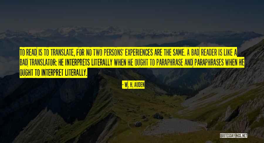 Paraphrases Quotes By W. H. Auden Paraphrases Quotes By W. H. Auden