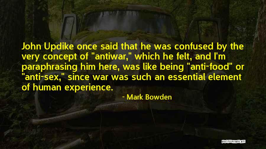 Paraphrasing And Quotes By Mark Bowden