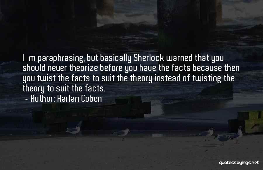 Paraphrasing Vs Quotes By Harlan Coben