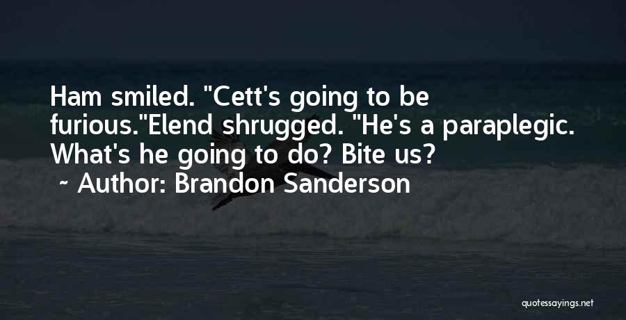 Paraplegic Quotes By Brandon Sanderson