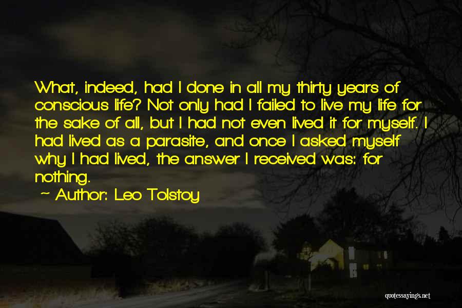 Parasite Quotes By Leo Tolstoy