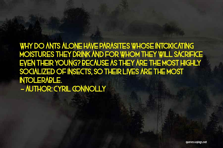 Parasites Quotes By Cyril Connolly