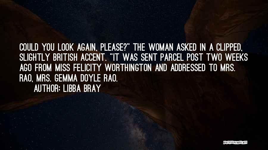 Parcel Post Quotes By Libba Bray