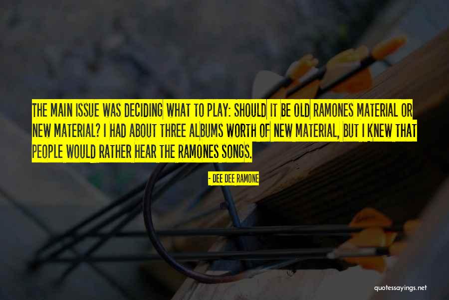 Parcevals Quotes By Dee Dee Ramone Parcevals Quotes By Dee Dee Ramone