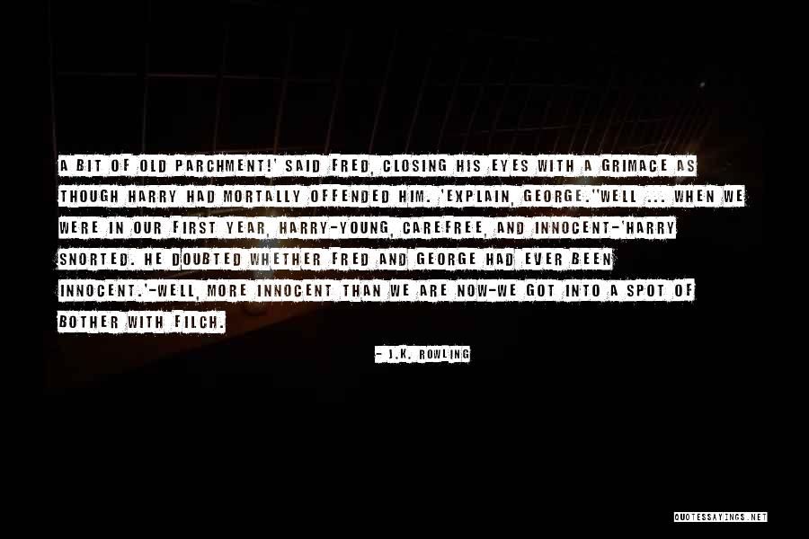 Parchment Quotes By J.K. Rowling Parchment Quotes By J.K. Rowling