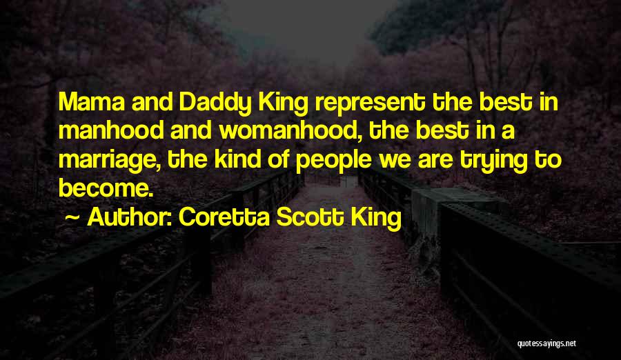 Parenting And Marriage Quotes By Coretta Scott King