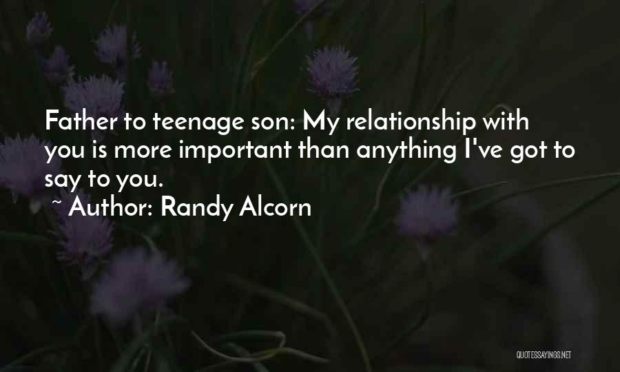 Parenting Teenage Quotes By Randy Alcorn