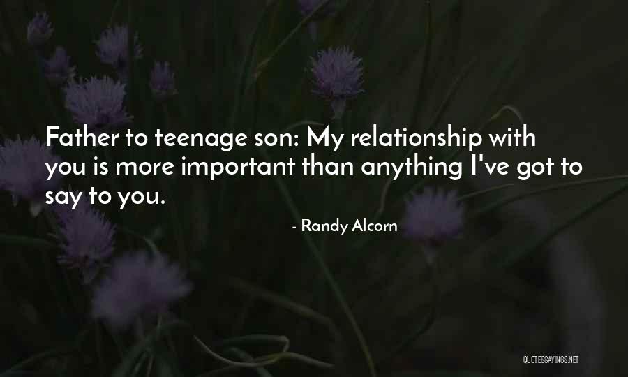 Parenting Teenage Quotes By Randy Alcorn