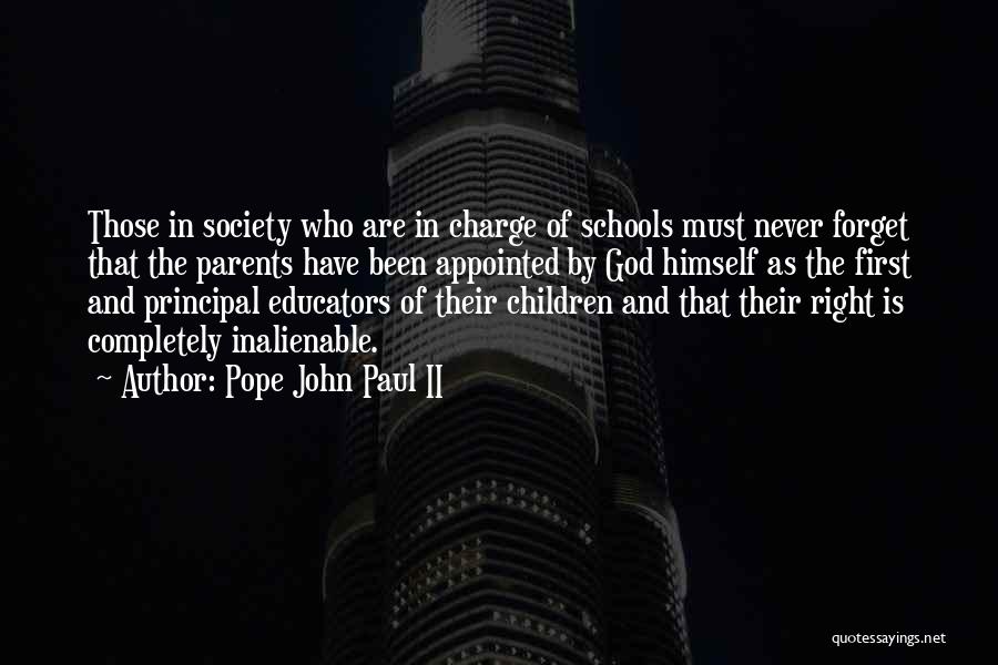 Parents And God Quotes By Pope John Paul II