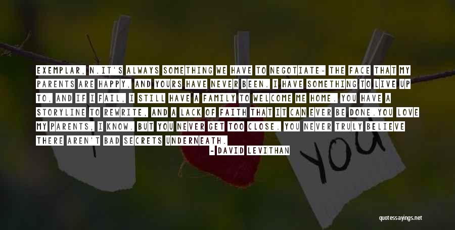 Parents And Love Quotes By David Levithan