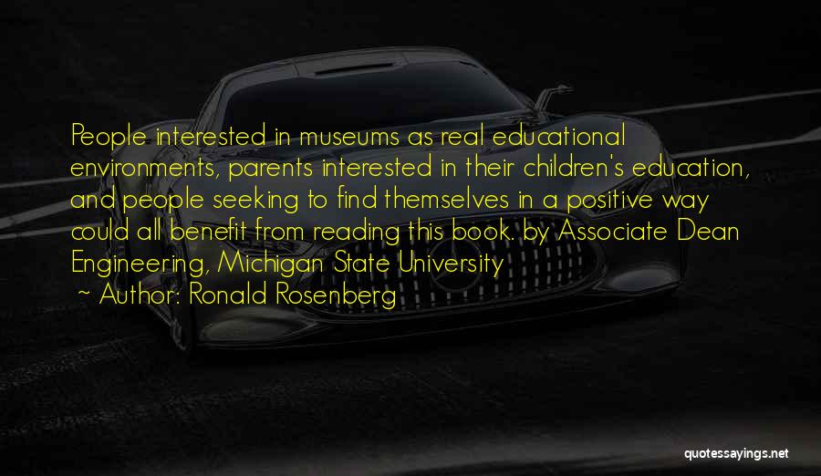Parents And Reading Quotes By Ronald Rosenberg