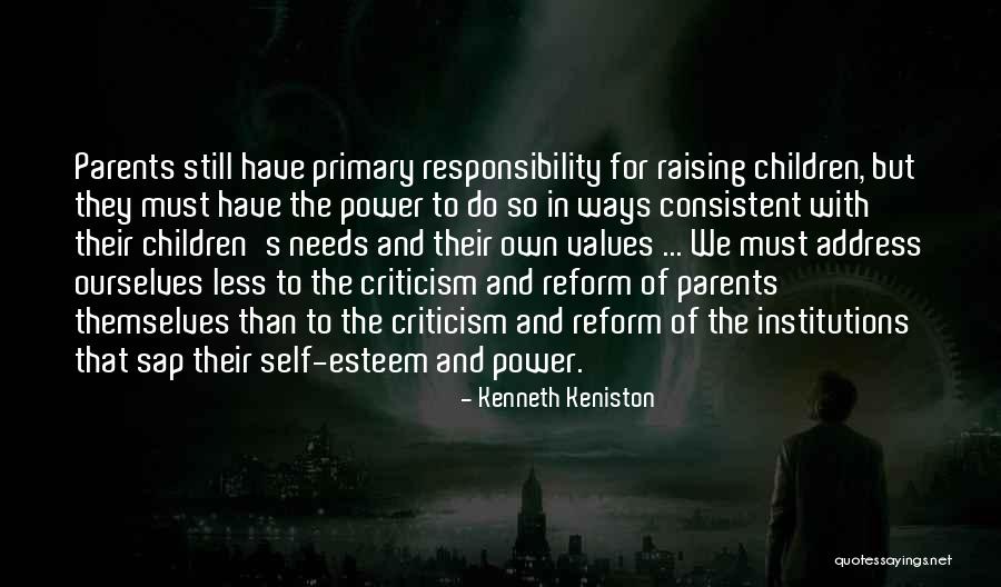 Parents And Responsibility Quotes By Kenneth Keniston Parents And Responsibility Quotes By Kenneth Keniston