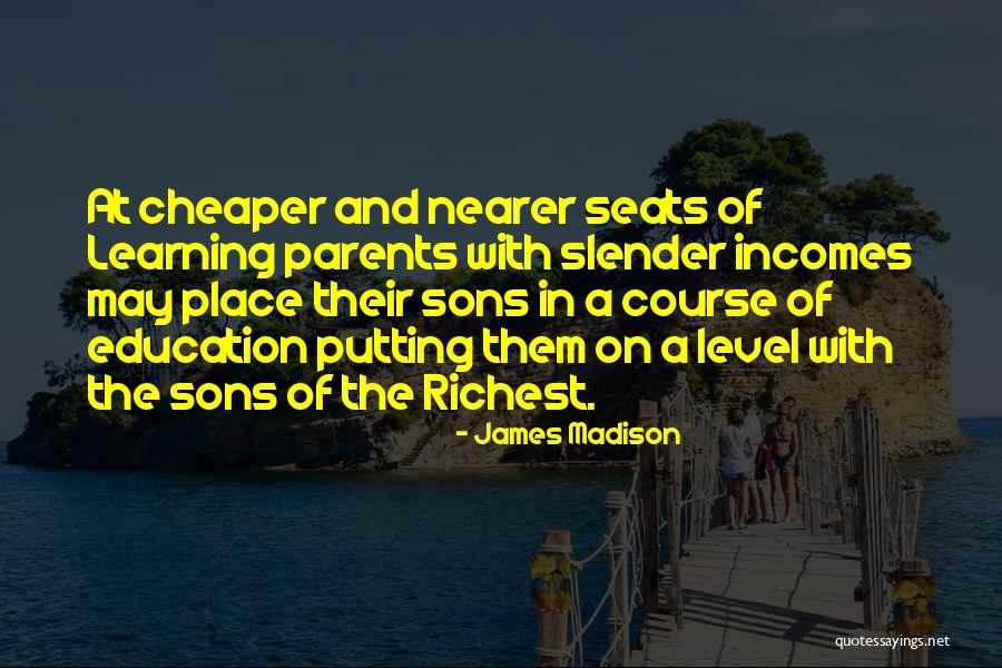 Parents And Son Quotes By James Madison Parents And Son Quotes By James Madison