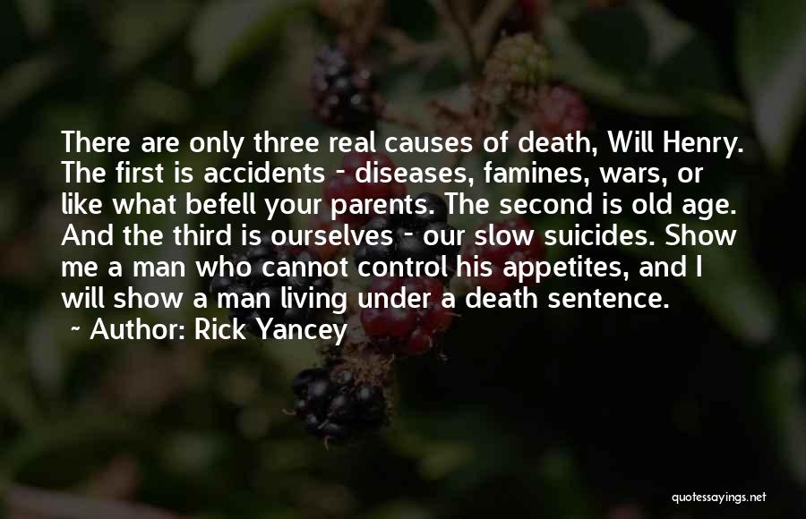 Parents Death Quotes By Rick Yancey