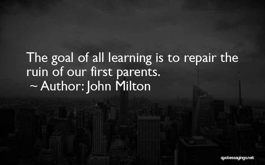 Parents Education Quotes By John Milton
