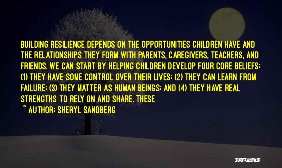Parents From Teachers Quotes By Sheryl Sandberg