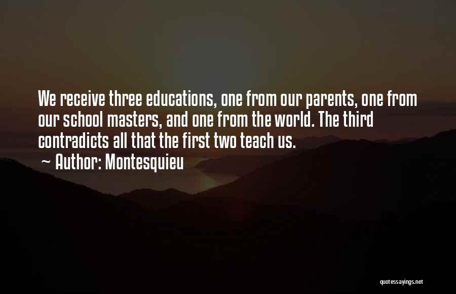 Parents Learning Quotes By Montesquieu
