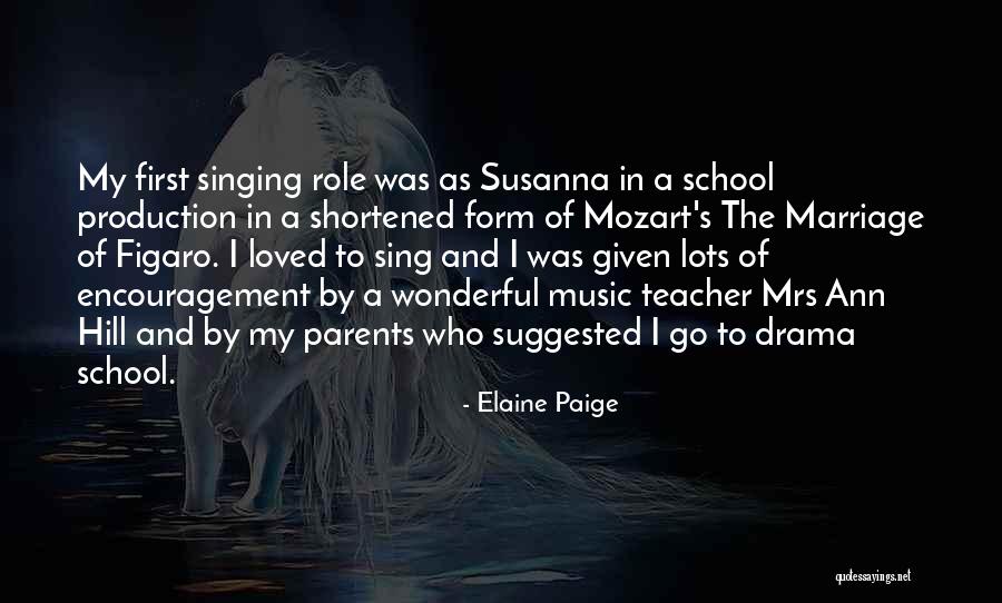 Parents Marriage Quotes By Elaine Paige Parents Marriage Quotes By Elaine Paige
