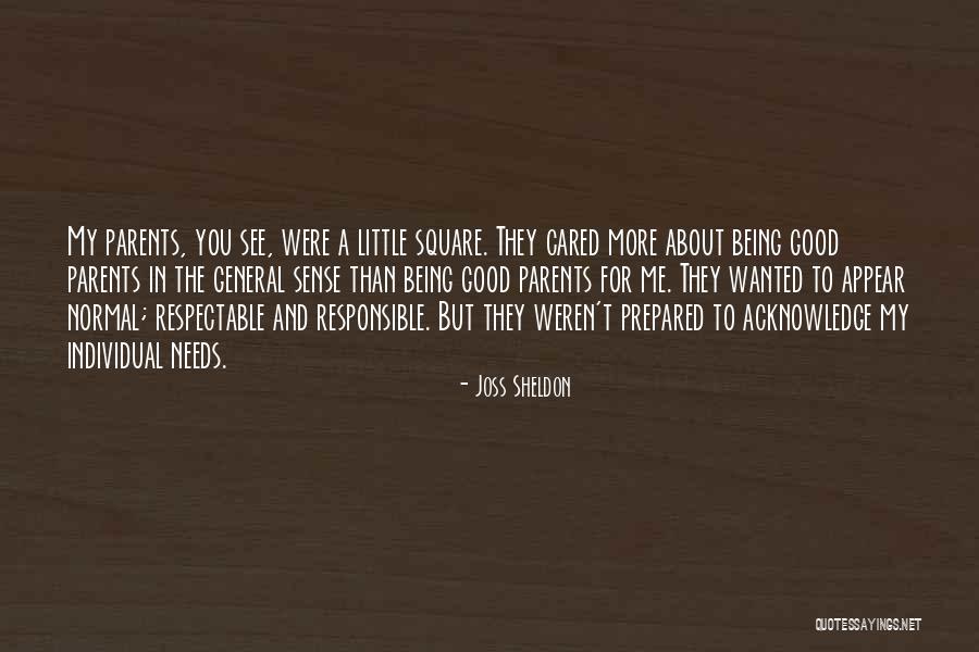 Parents Of Special Needs Quotes By Joss Sheldon