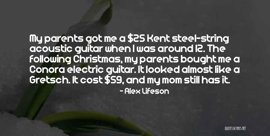 Parents On Christmas Quotes By Alex Lifeson Parents On Christmas Quotes By Alex Lifeson