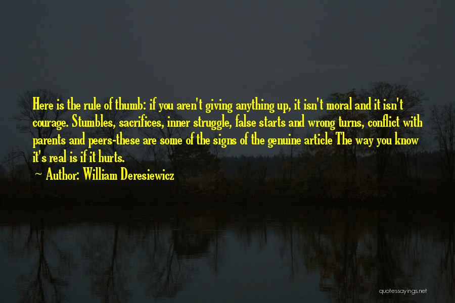 Parents Sacrifices Quotes By William Deresiewicz