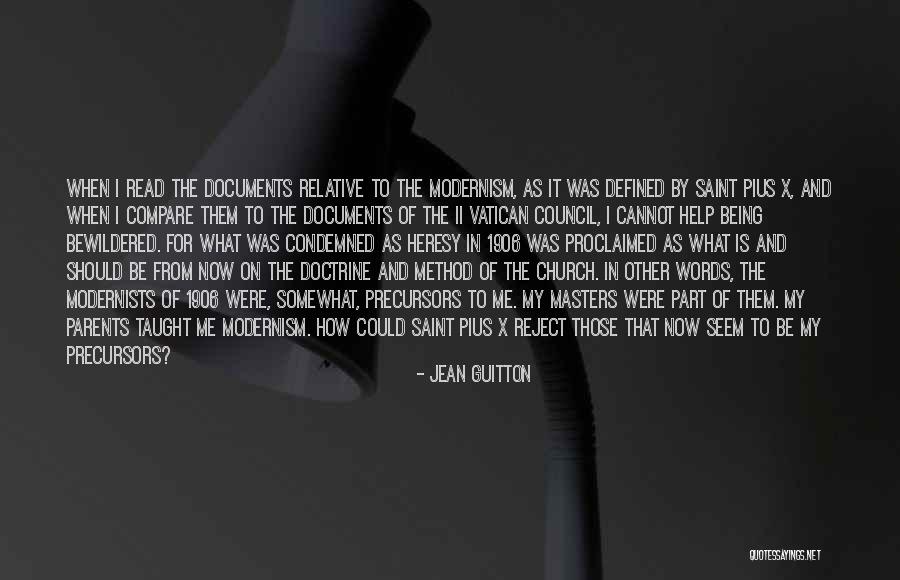 Parents Taught Me Quotes By Jean Guitton Parents Taught Me Quotes By Jean Guitton