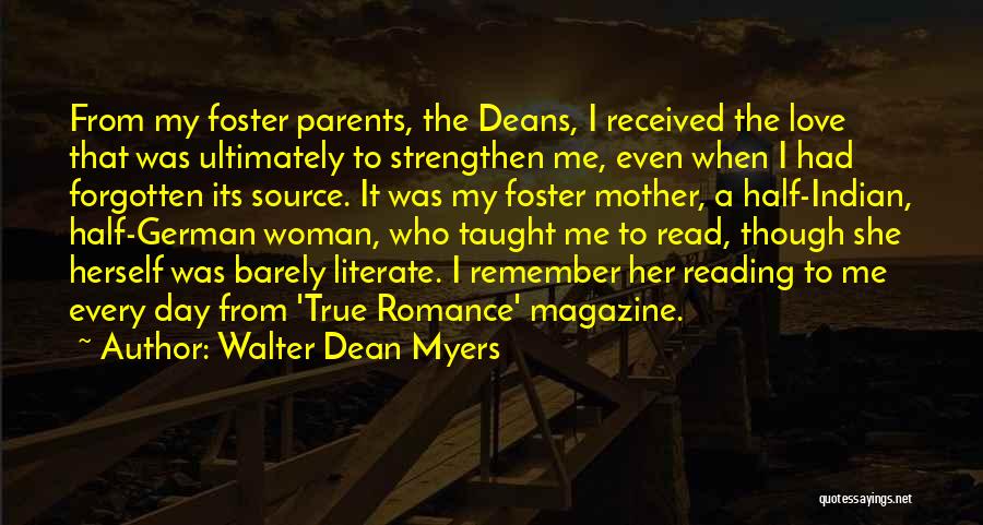 Parents Taught Me Quotes By Walter Dean Myers