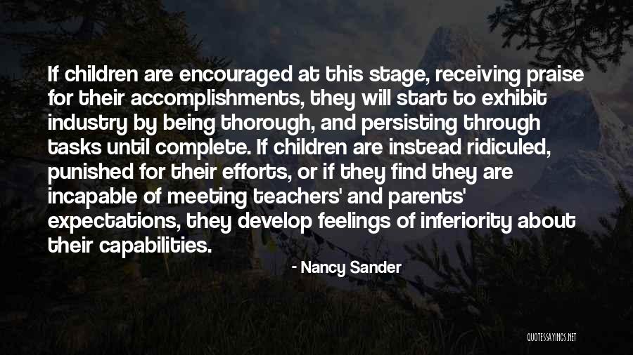 Parents Teachers Meeting Quotes By Nancy Sander Parents Teachers Meeting Quotes By Nancy Sander