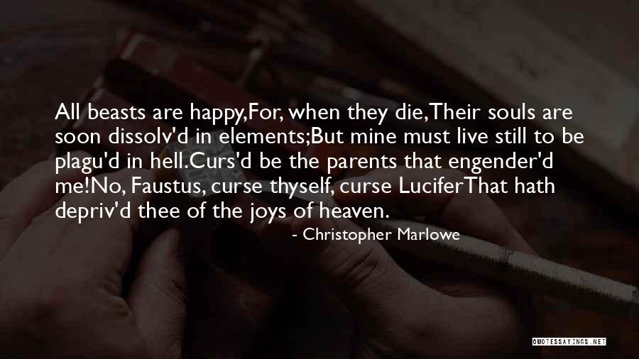 Parents When They Die Quotes By Christopher Marlowe