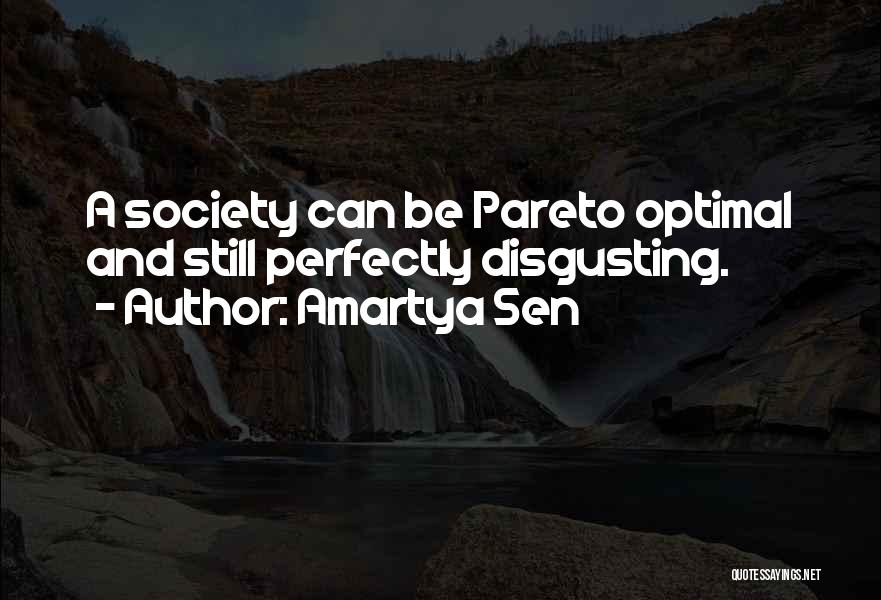 Pareto Quotes By Amartya Sen