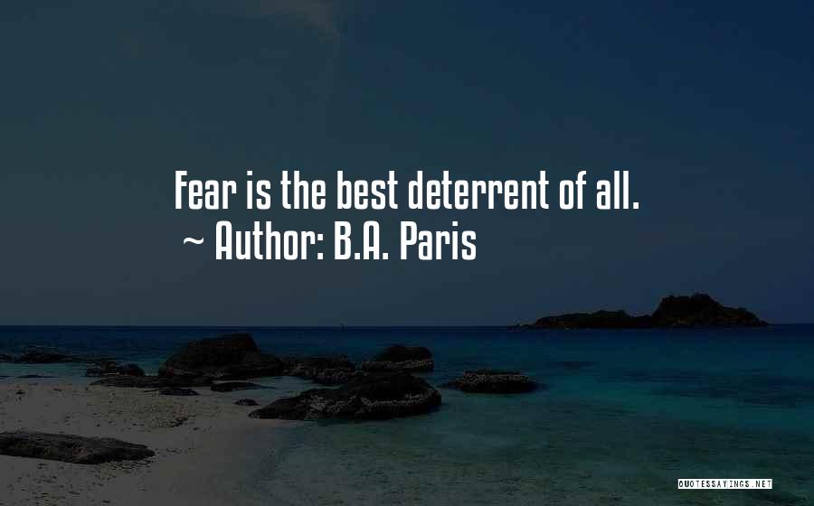 Paris Best Quotes By B.A. Paris