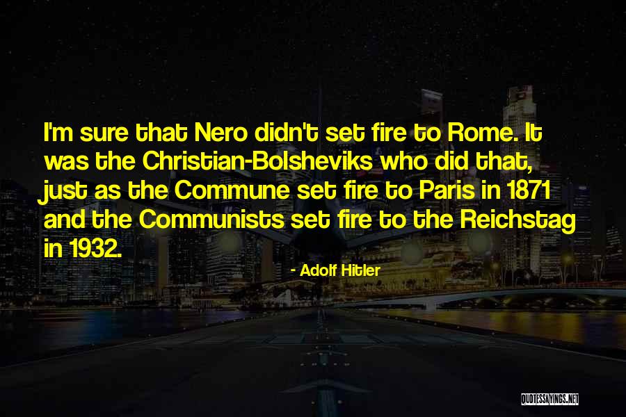 Paris Commune Quotes By Adolf Hitler Paris Commune Quotes By Adolf Hitler