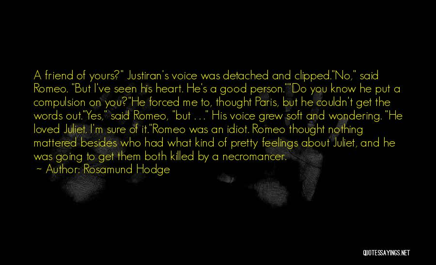 Paris From Romeo And Juliet Quotes By Rosamund Hodge