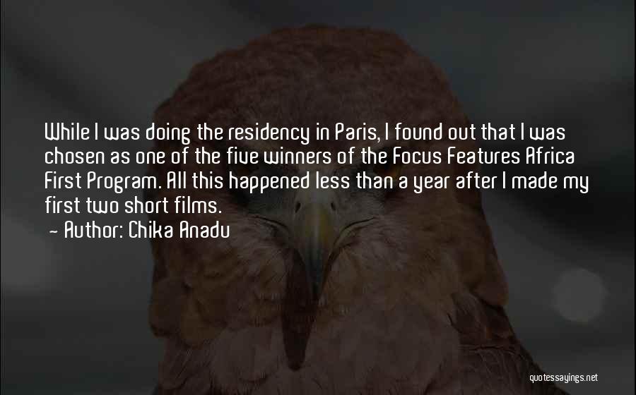 Paris In Quotes By Chika Anadu