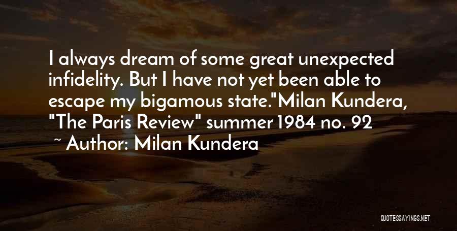 Paris Review Quotes By Milan Kundera