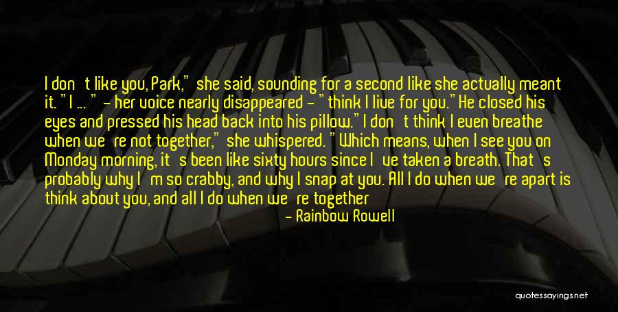 Park And Eleanor Quotes By Rainbow Rowell