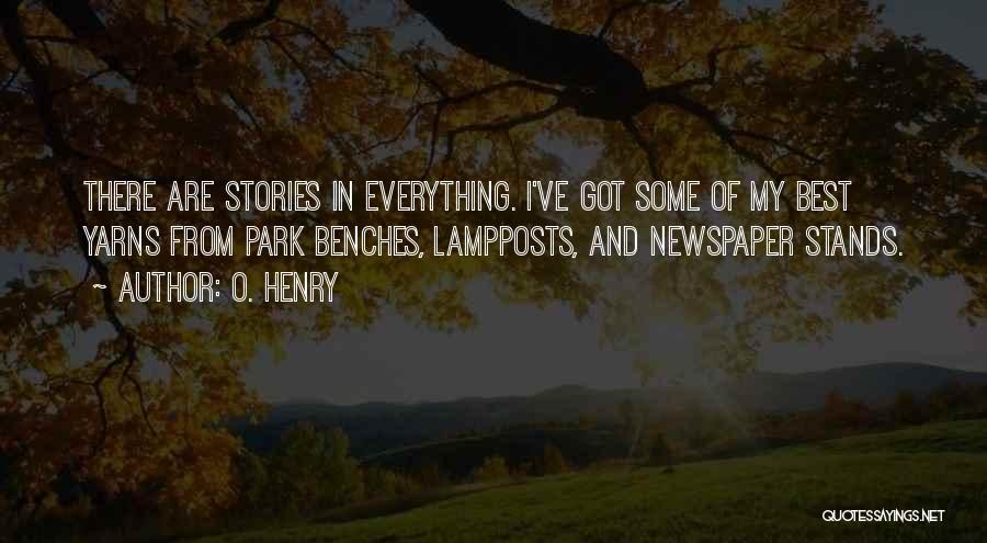 Park Benches Quotes By O. Henry