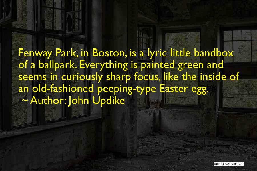 Park Quotes By John Updike
