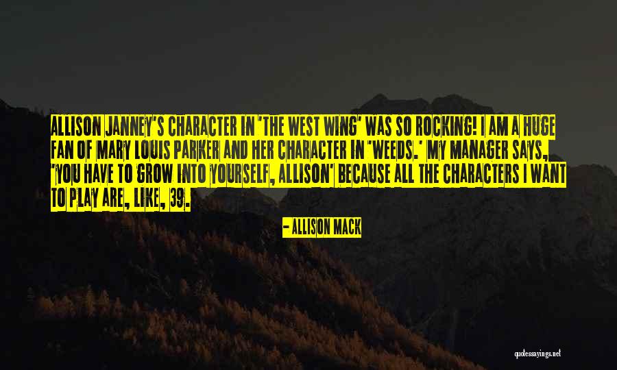 Parker West Quotes By Allison Mack Parker West Quotes By Allison Mack
