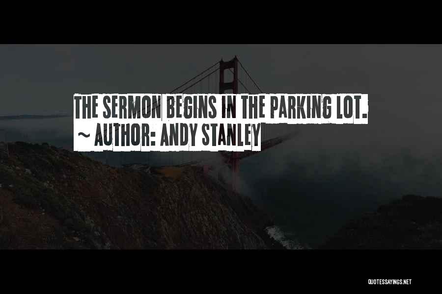 Parking Lot Quotes By Andy Stanley