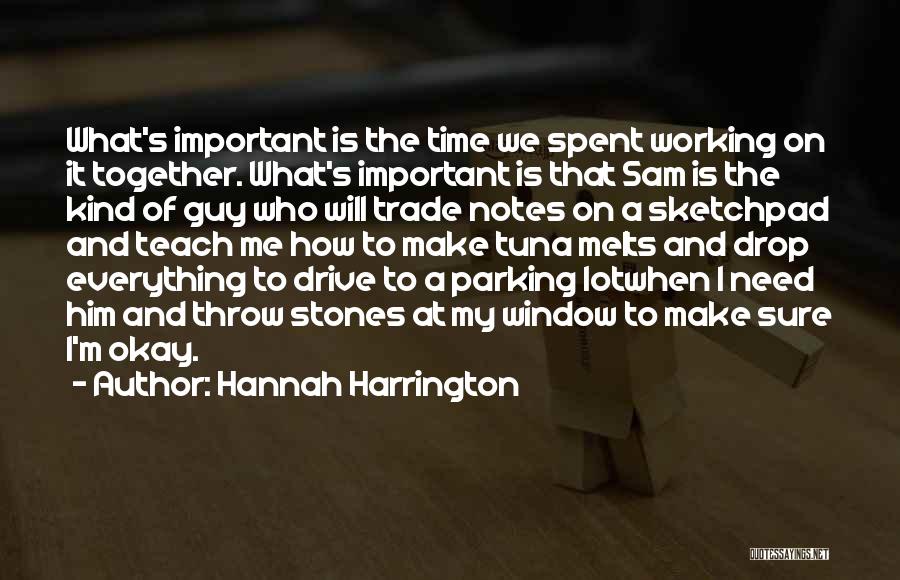 Parking Lot Quotes By Hannah Harrington