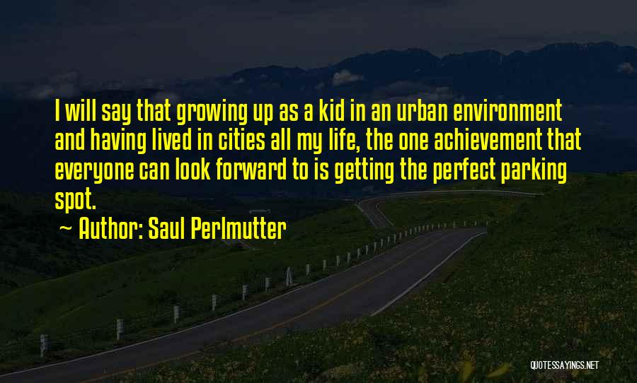 Parking Spot Quotes By Saul Perlmutter