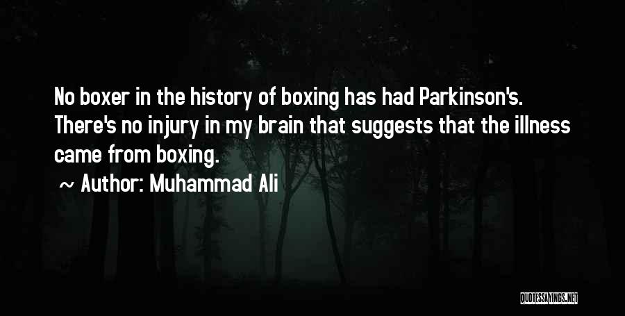 Parkinson Quotes By Muhammad Ali