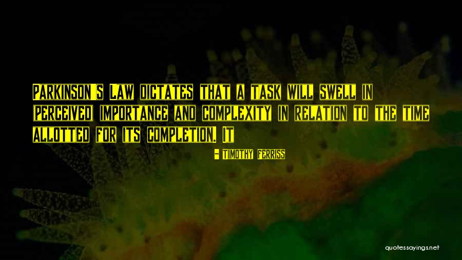 Parkinson S Quotes By Timothy Ferriss Parkinson S Quotes By Timothy Ferriss