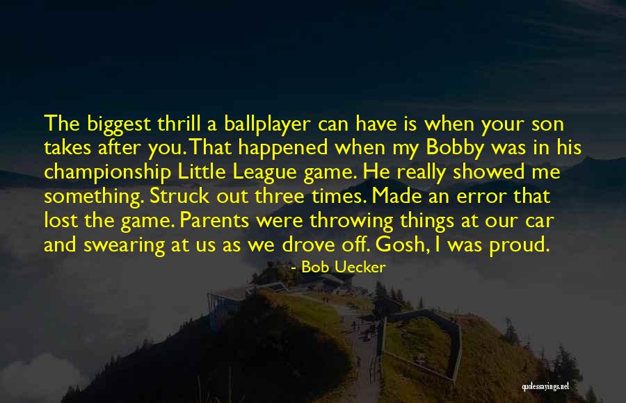 Parkkarte Quotes By Bob Uecker Parkkarte Quotes By Bob Uecker
