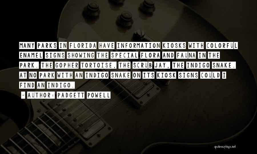 Parks Quotes By Padgett Powell