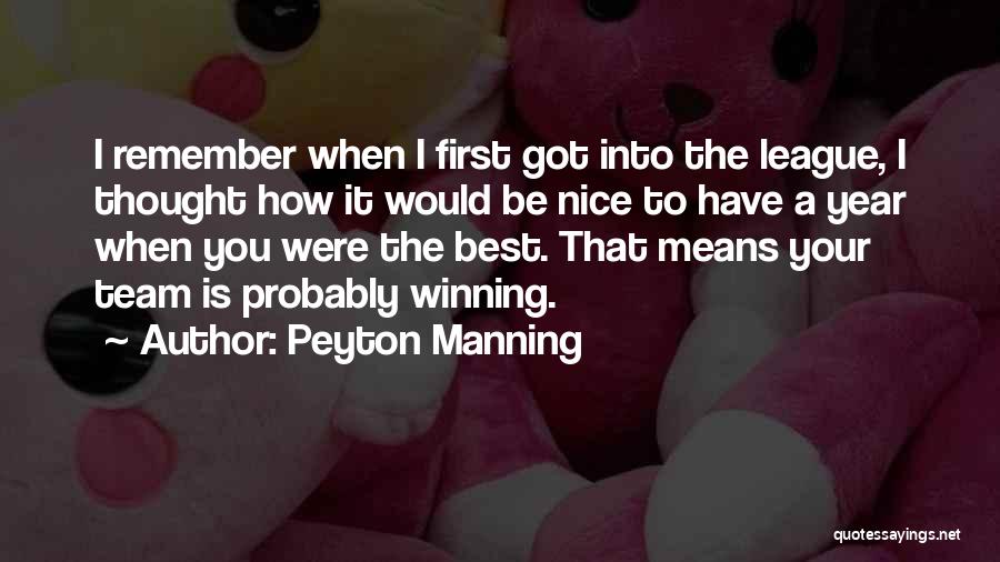 Parlamenti Quotes By Peyton Manning