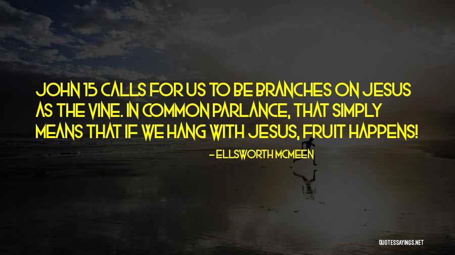 Parlance Quotes By Ellsworth McMeen Parlance Quotes By Ellsworth McMeen