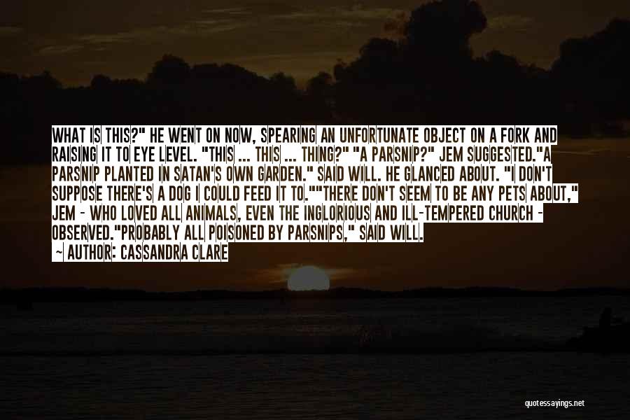 Parsnips Quotes By Cassandra Clare